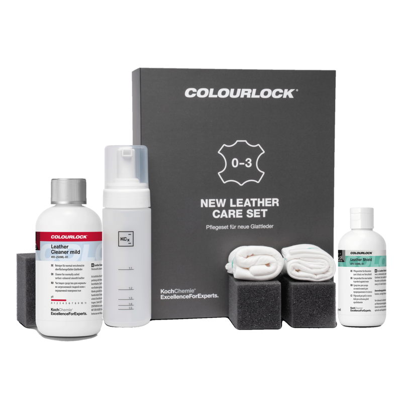 COLOURLOCK Neuleder Pflegeset mit Leder Versiegelung - New Leather Care Set