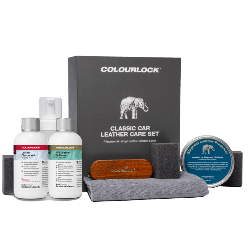 COLOURLOCK Oldtimer Pflegeset - Classic Car Leather Care Set